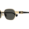 Gucci Emblem Ladies Sunglasses Gold Frame GG1593S-001 Gucci