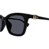 Gucci Emblem Ladies Sunglasses Black Frame GG1596SK-001 Gucci