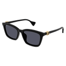 Gucci Emblem Ladies Sunglasses Black Frame GG1596SK-001