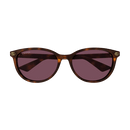 Gucci Emblem Ladies Sunglasses Havana Violet GG1818SK-002