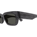 Gucci Men's Sunglasses Grey Monogram GG1838S-011