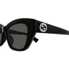 Gucci Emblem Ladies Sunglasses Black Frame GG1844SA-001 Gucci