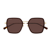Gucci Emblem Ladies Sunglasses Brown Frame GG1850SA-003 Gucci