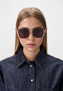Gucci Emblem Ladies Sunglasses Brown Frame GG1850SA-003