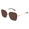 Gucci Emblem Ladies Sunglasses Brown Frame GG1850SA-003 Gucci