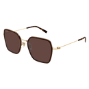 Gucci Emblem Ladies Sunglasses Brown Frame GG1850SA-003