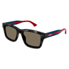 Gucci Sign Men's Sunglasses Havana Gucci Stripe GG1869S-004 Gucci