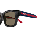 Gucci Sign Men's Sunglasses Havana Gucci Stripe GG1869S-004