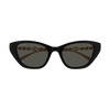 Gucci Emblem Ladies Sunglasses Black Pearl GG1968S-001 Gucci