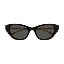 Gucci Emblem Ladies Sunglasses Black Pearl GG1968S-001
