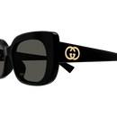 Gucci Emblem Ladies Sunglasses Black Frame GG1979SK-001