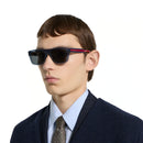 Gucci Sign Men's Sunglasses Grey Frame Gucci Stripe GG1991S-004