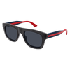 Gucci Sign Men's Sunglasses Grey Frame Gucci Stripe GG1991S-004 Gucci