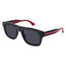 Gucci Sign Men's Sunglasses Grey Frame Gucci Stripe GG1991S-004