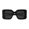 Gucci Emblem Ladies Sunglasses Black Frame GG2025S-001 Gucci