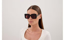 Gucci Emblem Ladies Sunglasses Black Frame GG2025S-001