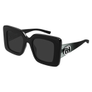 Gucci Emblem Ladies Sunglasses Black Frame GG2025S-001