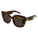 Gucci Emblem Ladies Sunglasses Havana  GG2030S-003