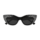 Gucci Emblem Ladies Sunglasses Crystal Black Frame GG2031S-005
