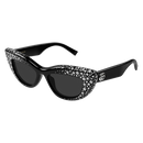 Gucci Emblem Ladies Sunglasses Crystal Black Frame GG2031S-005