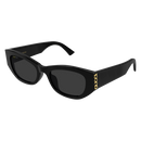 Gucci Ladies Cat-Eye Sunglasses Black Frame GG2044SA-001 Gucci