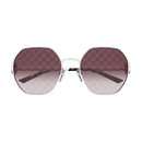 Gucci Emblem Ladies Sunglasses Silver Frame GG2046S-004