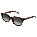 Gucci Sign Ladies Sunglasses Havana Frame GG2062SA-002