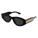 Gucci Sign Ladies Sunglasses Black Frame Monogram GG2065S-001 Gucci