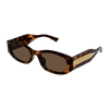 Gucci Sign Ladies Sunglasses Havana Frame Monogram GG2068SA-002 Gucci