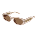 Gucci Sign Ladies Sunglasses Brown Frame Monogram GG2068SA-003 Gucci