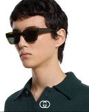 Gucci Sign Men's Sunglasses Havana Frame Monogram GG2072SA-003 Gucci