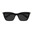 Gucci Emblem Ladies Sunglasses Black Frame GG2111S-001