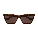 Gucci Emblem Ladies Sunglasses Havana Frame GG2111S-002