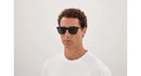 Gucci Institutional Logo Men's Sunglasses Havana GG2114S-002 Gucci