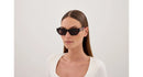 Gucci Sign Ladies Sunglasses Brown Frame Green Logo GG2116S-004