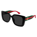 Gucci Sign Ladies Sunglasses Black Frame Gucci Stripe GG2118SA-001