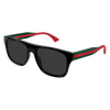 Gucci Sign Men's Sunglasses Black Frame Gucci Stripe GG2119S-001 Gucci