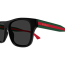 Gucci Sign Men's Sunglasses Black Frame Gucci Stripe GG2119S-001