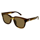 Gucci Emblem Ladies Sunglasses Havana Frame GG2126SK-003 Gucci