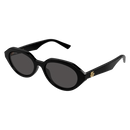 Gucci Emblem Ladies Sunglasses Black Frame GG2178S-001