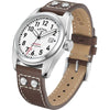 Rotary Commando Pilot Automatic Watch Men's Brown Leather GS05470/18 Rotary