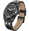 Rotary Commando Pilot Men's Watch Black Leather Automatic GS05474/19 Rotary