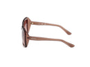 Guess Ladies Sunglasses Shiny Brown GU00288 48F Guess