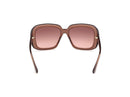 Guess Ladies Sunglasses Shiny Brown GU00288 48F Guess