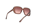Guess Ladies Sunglasses Shiny Brown GU00288 48F Guess