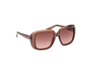 Guess Ladies Sunglasses Shiny Brown GU00288 48F Guess