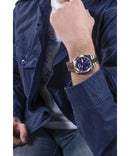 Guess Connoisseur Men's Watch Blue Silver Day/Date GW0265G7