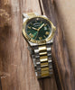 Guess Connoisseur Men's Watch Two-Tone Green Dial GW0265G8 Guess