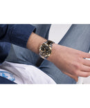 Guess Connoisseur Men's Watch Two-Tone Green Dial GW0265G8