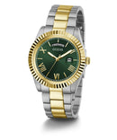 Guess Connoisseur Men's Watch Two-Tone Green Dial GW0265G8